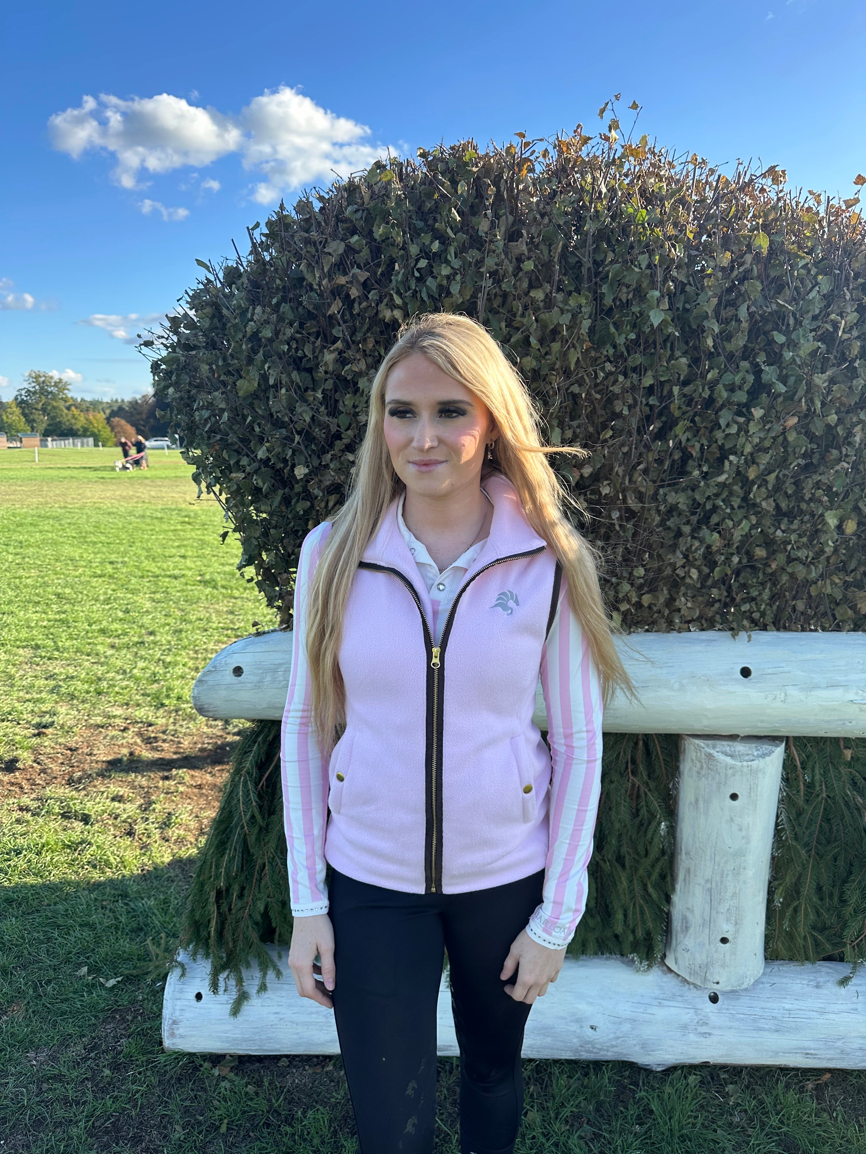 Ditsy Floral Pink Gilet