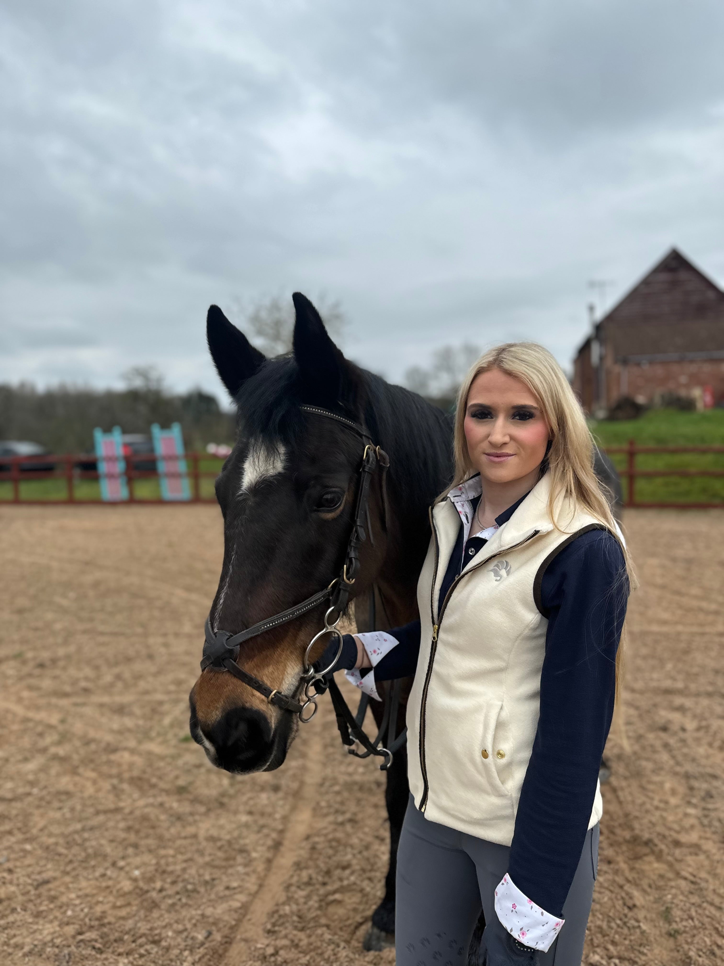 Ditsy Floral Cream Gilet