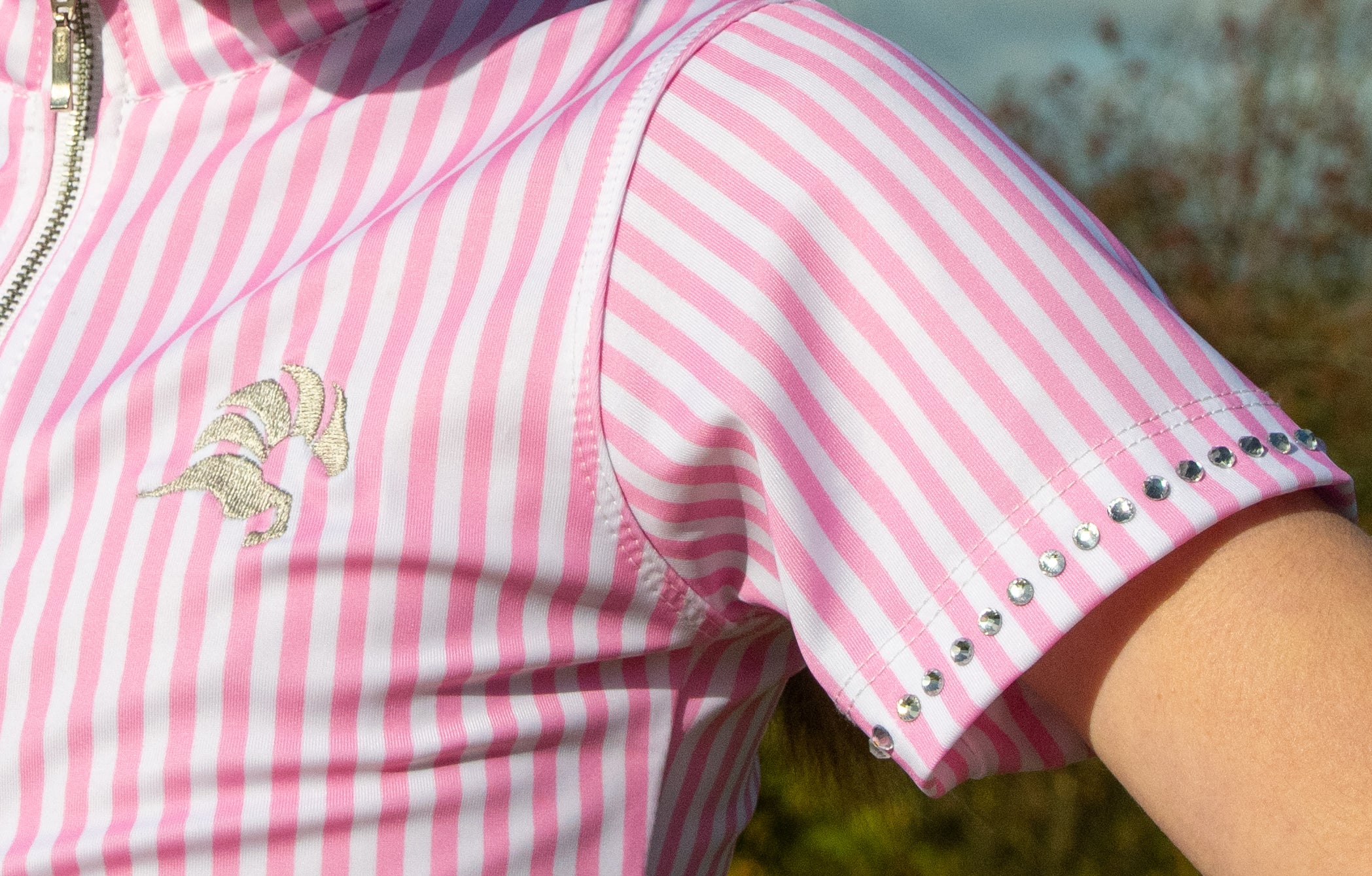 Children’s Candy Pink Striped Base Layer