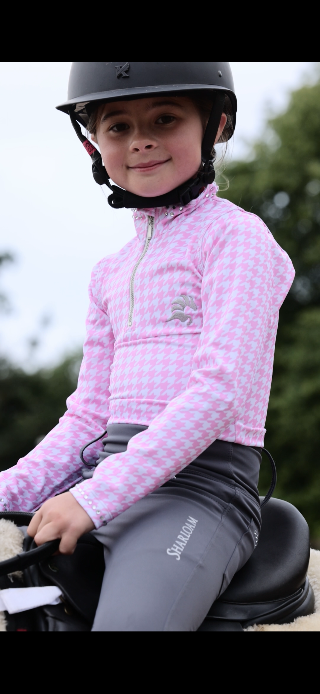Houndstooth Pink Base Layer