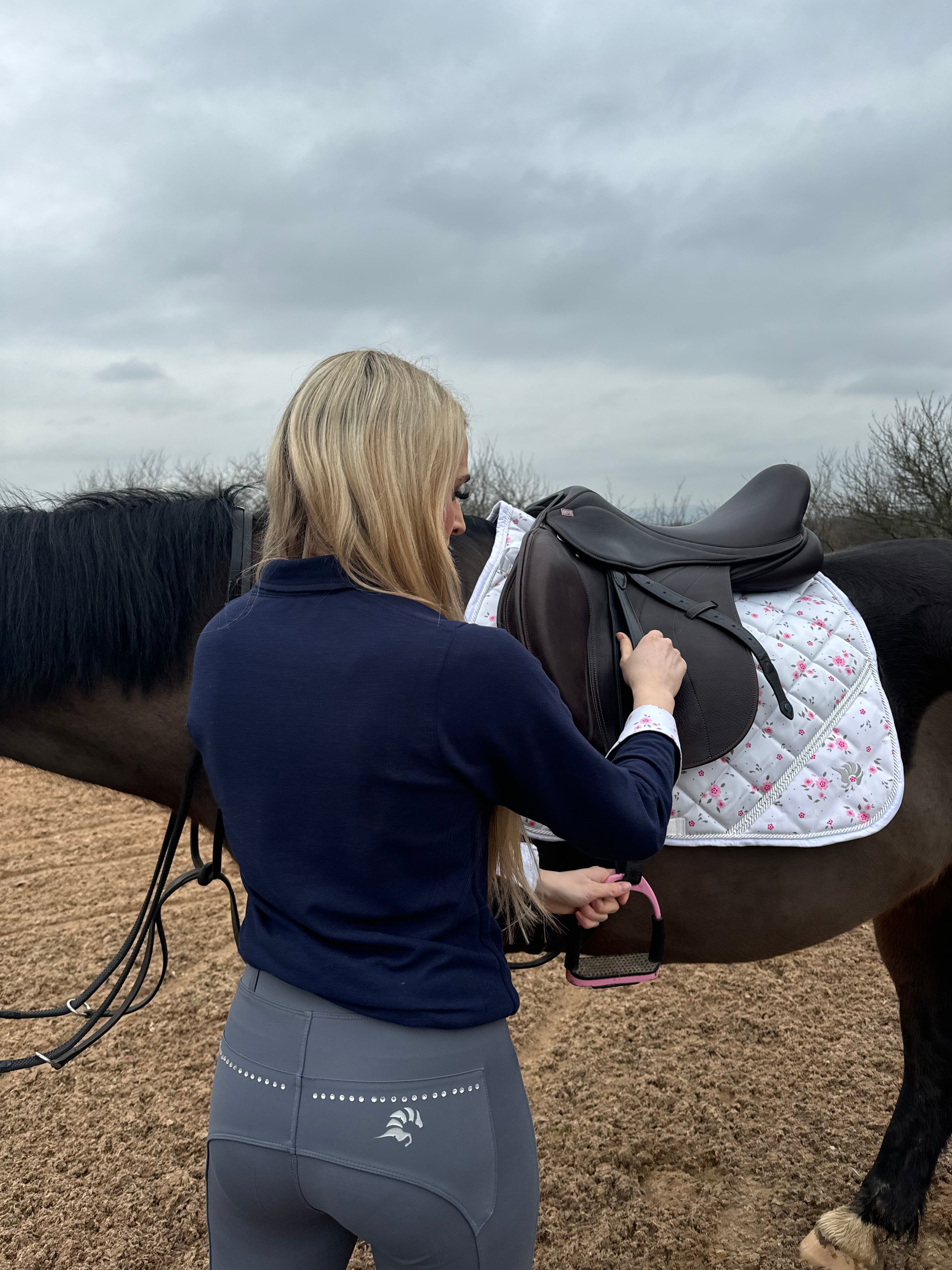 Ditsy Floral Navy Rugby Top
