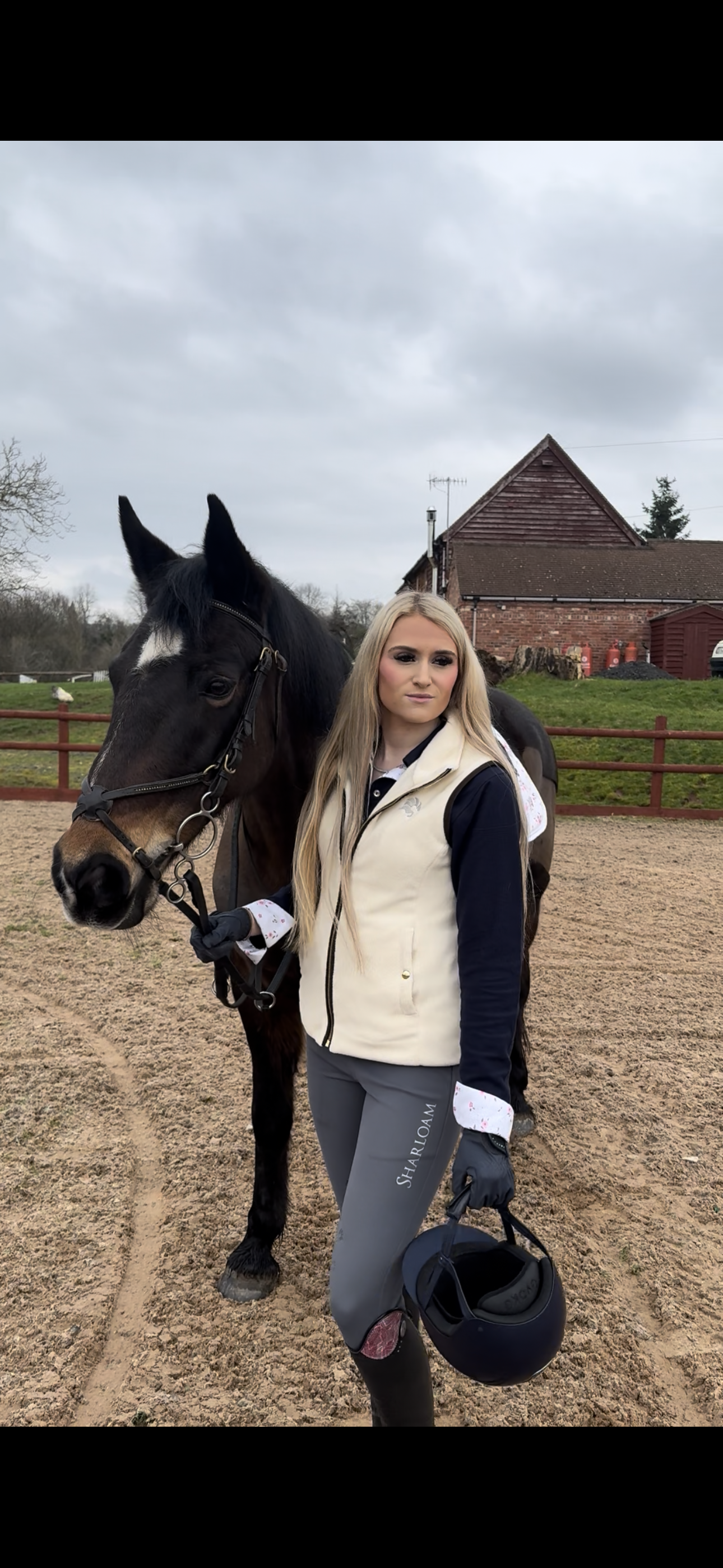 Ditsy Floral Cream Gilet