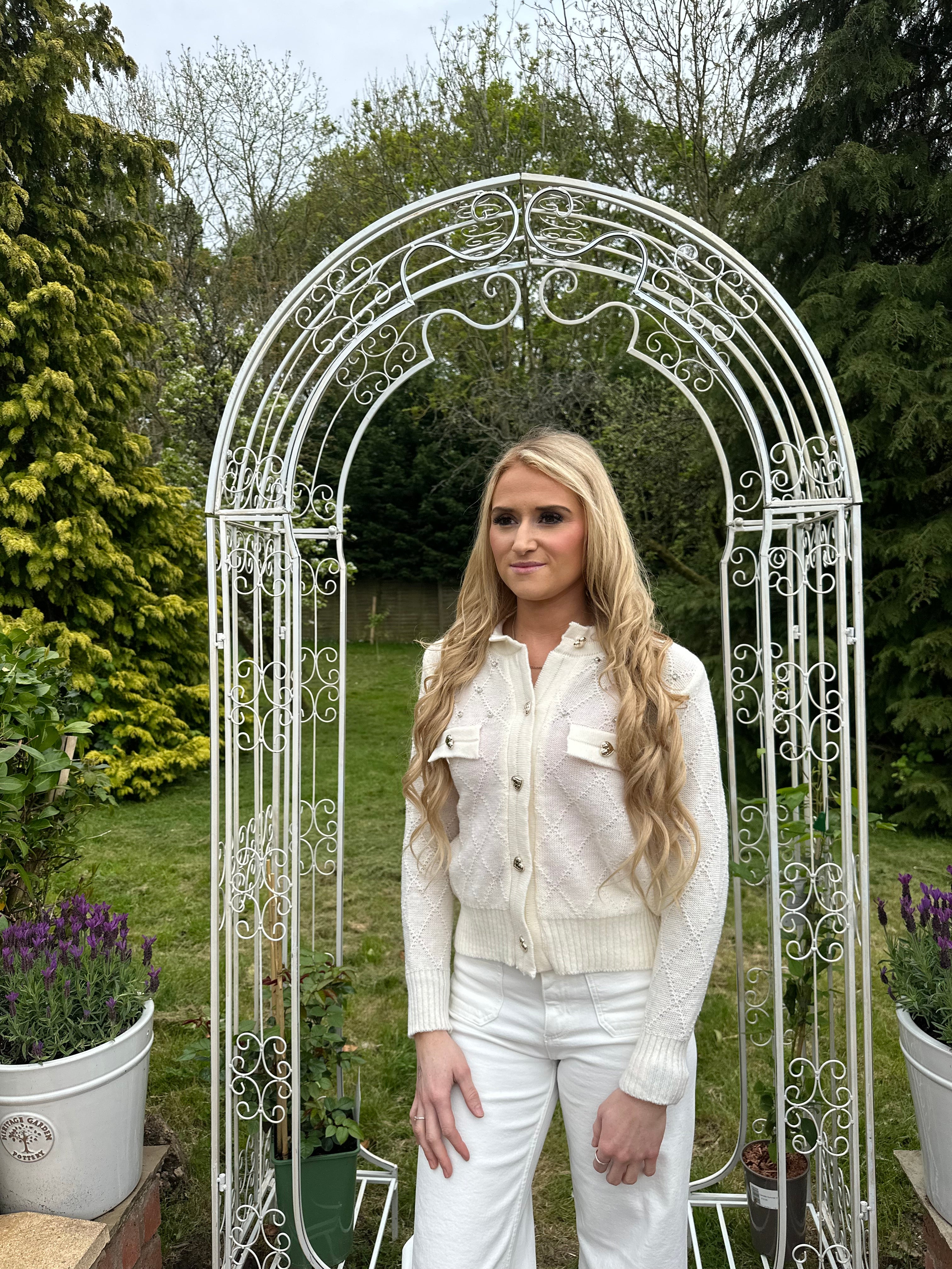 Blossom Cream Cardigan