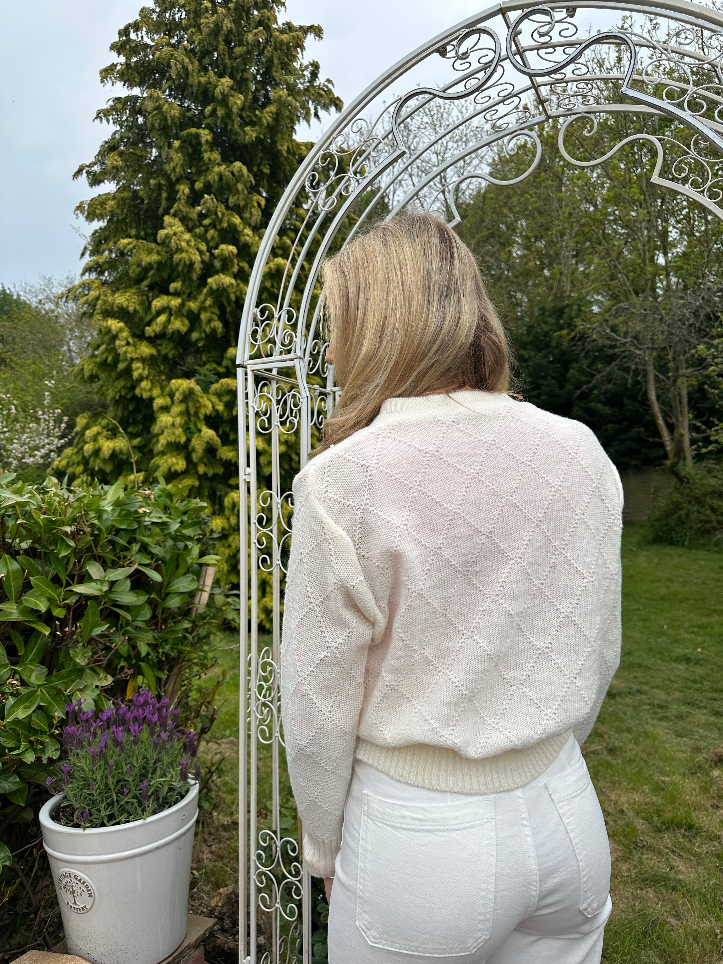 Blossom Cream Cardigan
