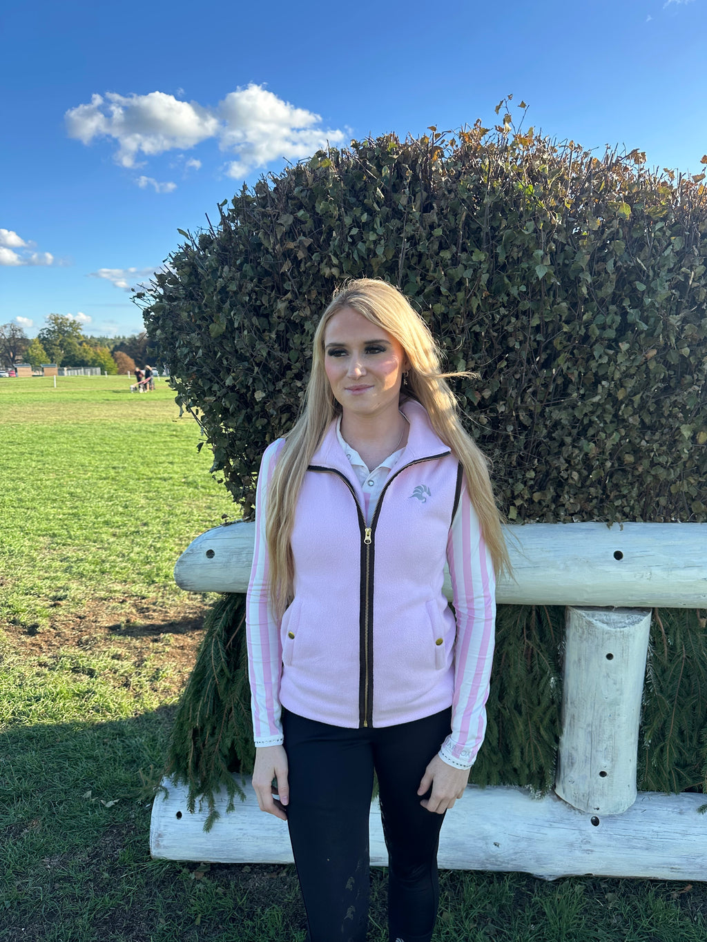 Ditsy Floral Pink Gilet