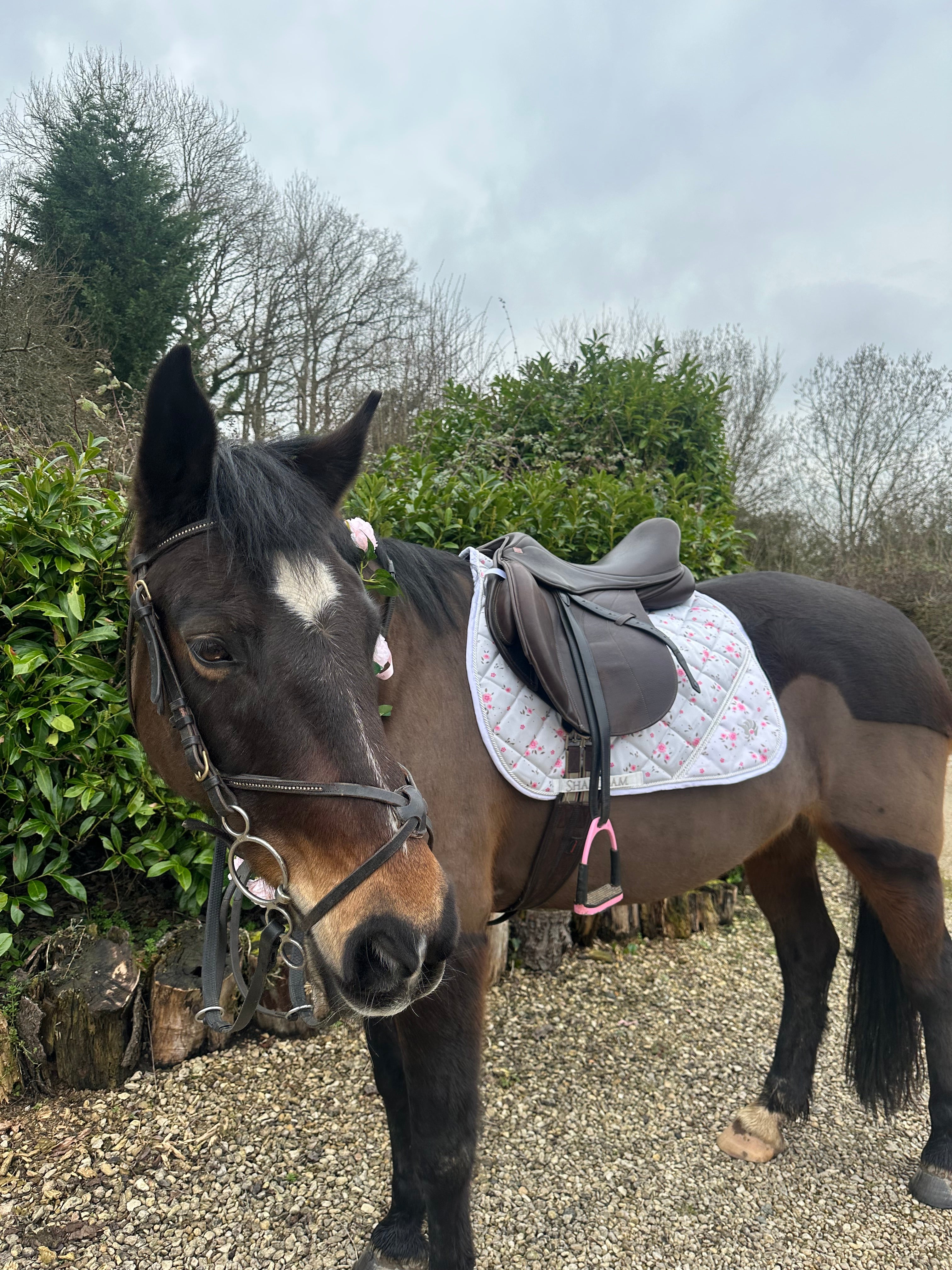 Ditsy Floral Saddle Pad