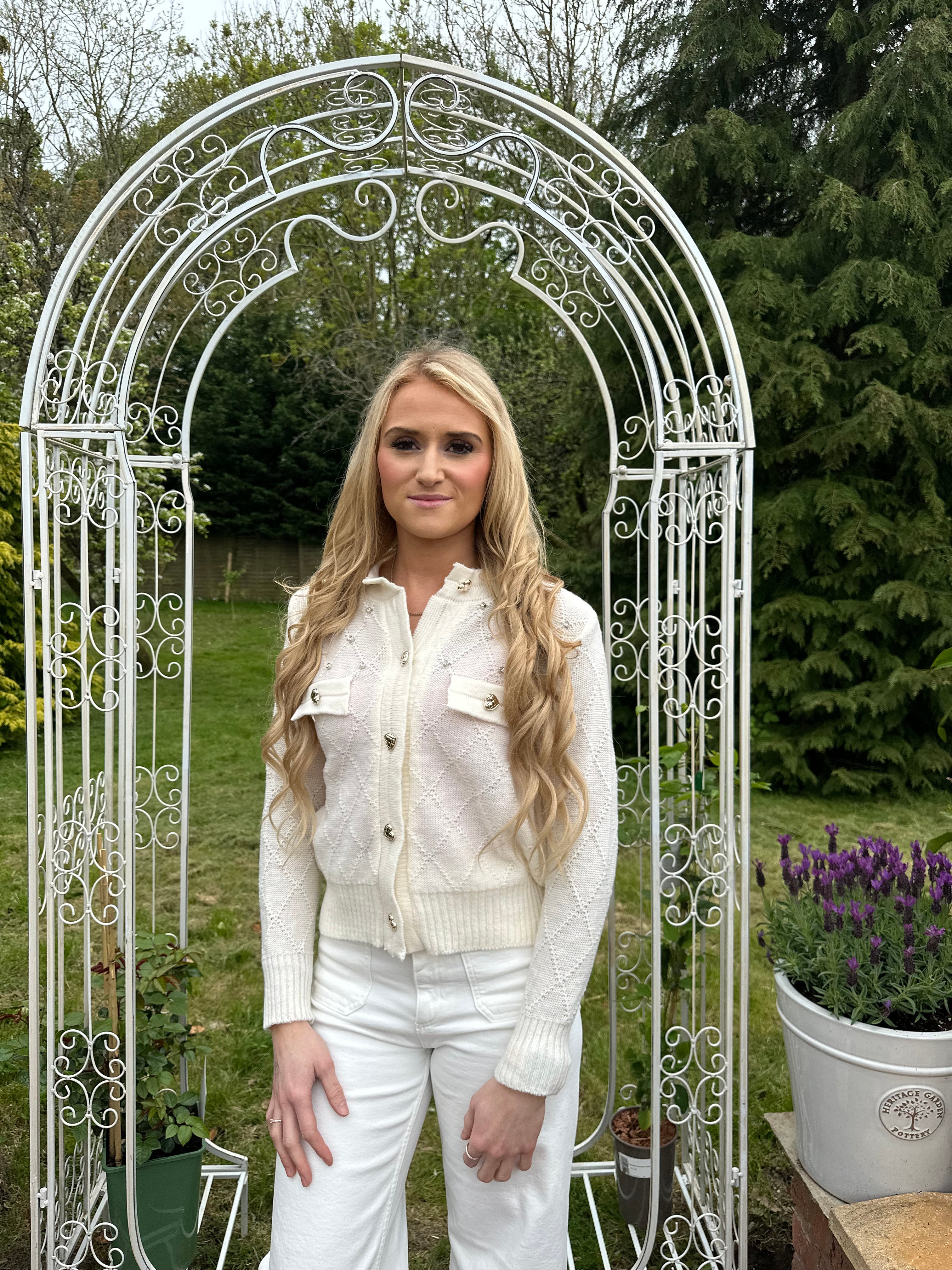 Blossom Cream Cardigan