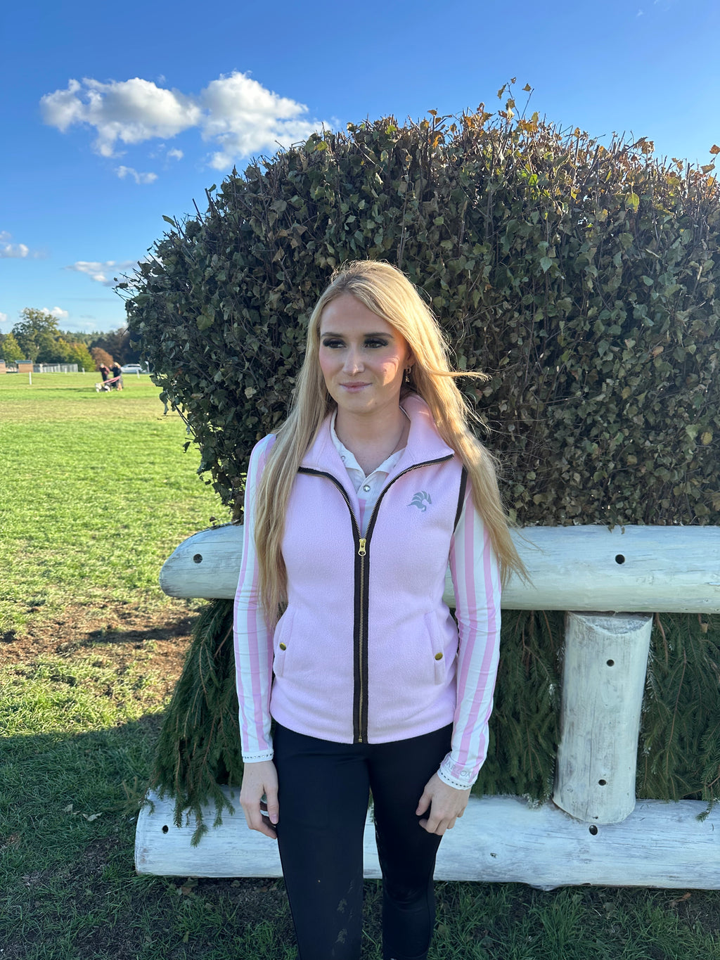 Ditsy Floral Pink Gilet