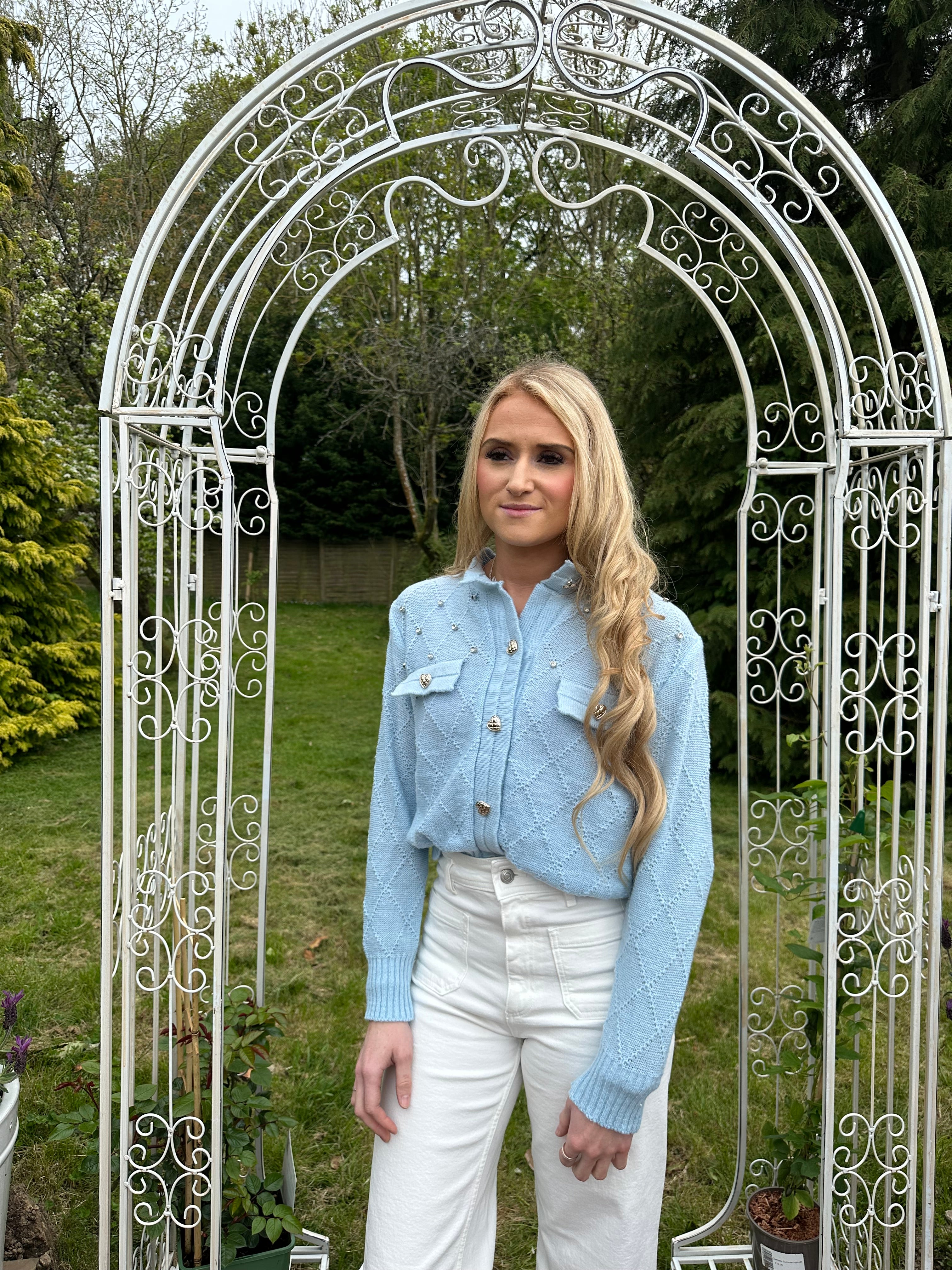 Blossom Blue Cardigan