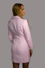 Load image into Gallery viewer, SHARLOAM’s Lily Rose Pink Tweed Dress
