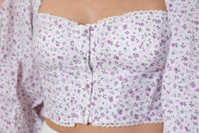 Load image into Gallery viewer, Lilac Confetti Crop Top

