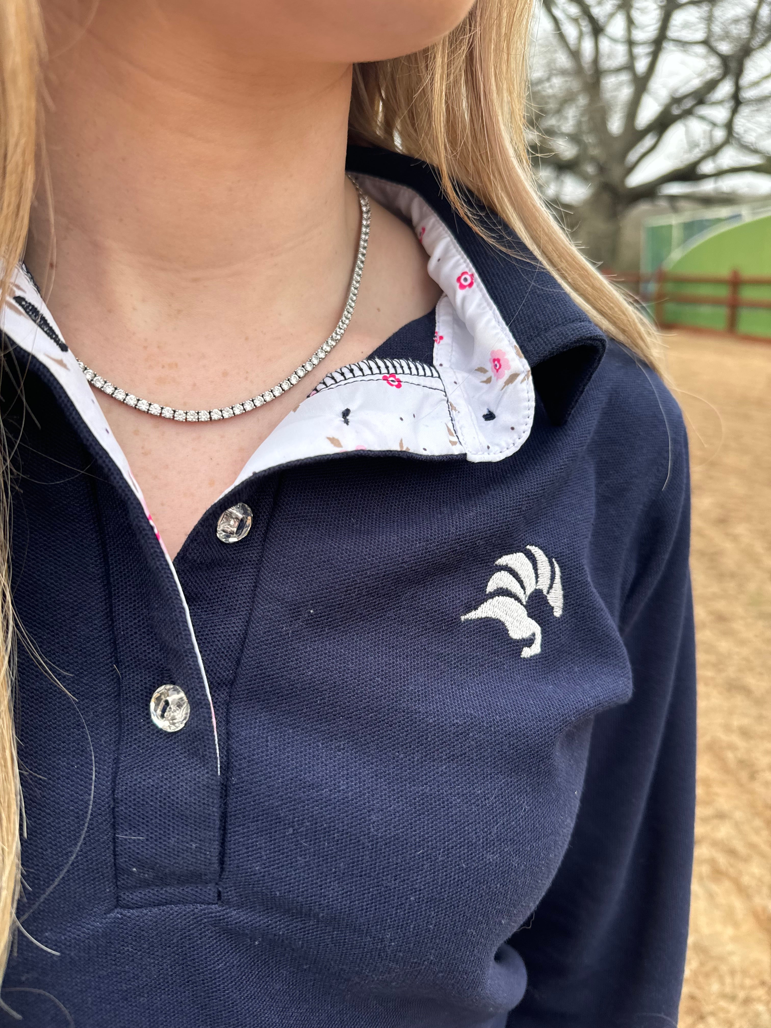 Ditsy Floral Navy Rugby Top