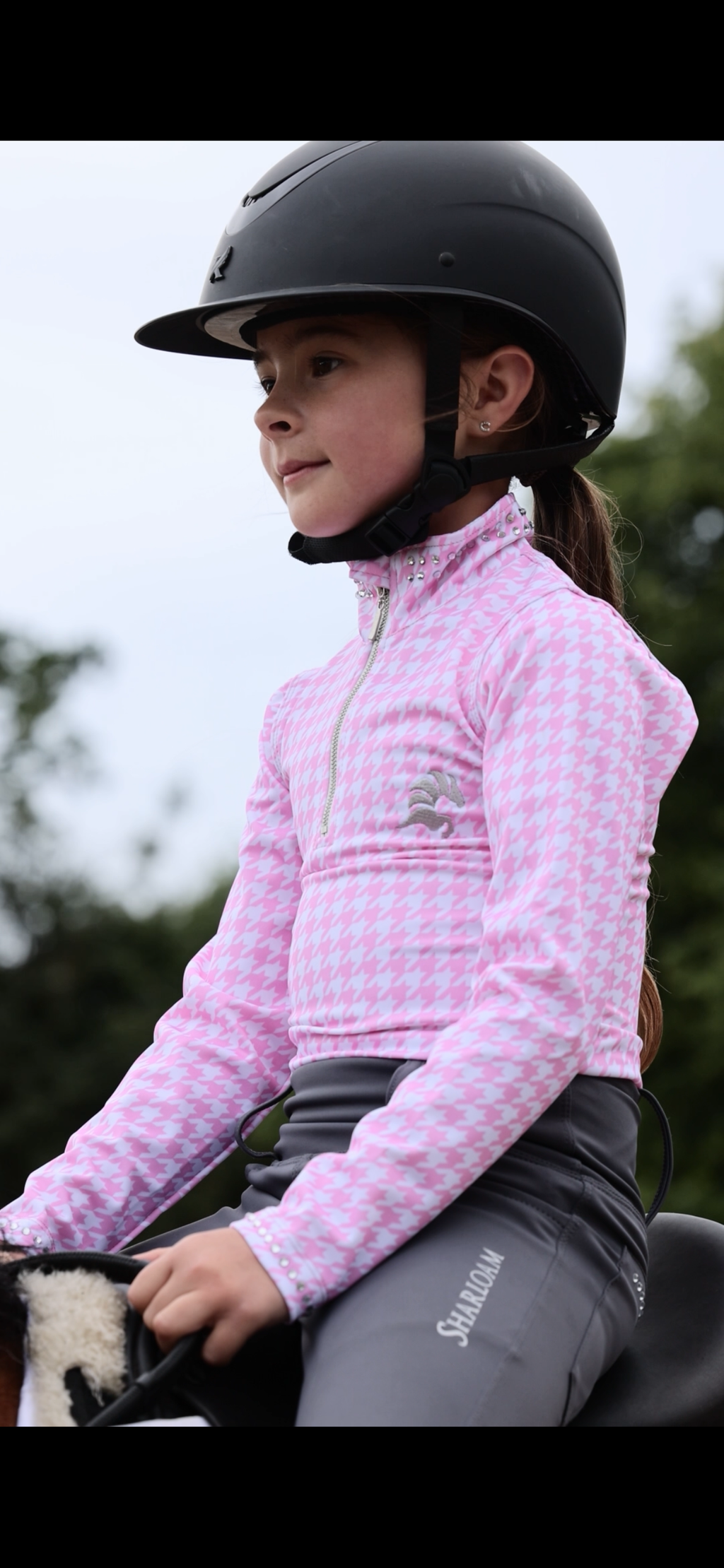 Houndstooth Pink Base Layer