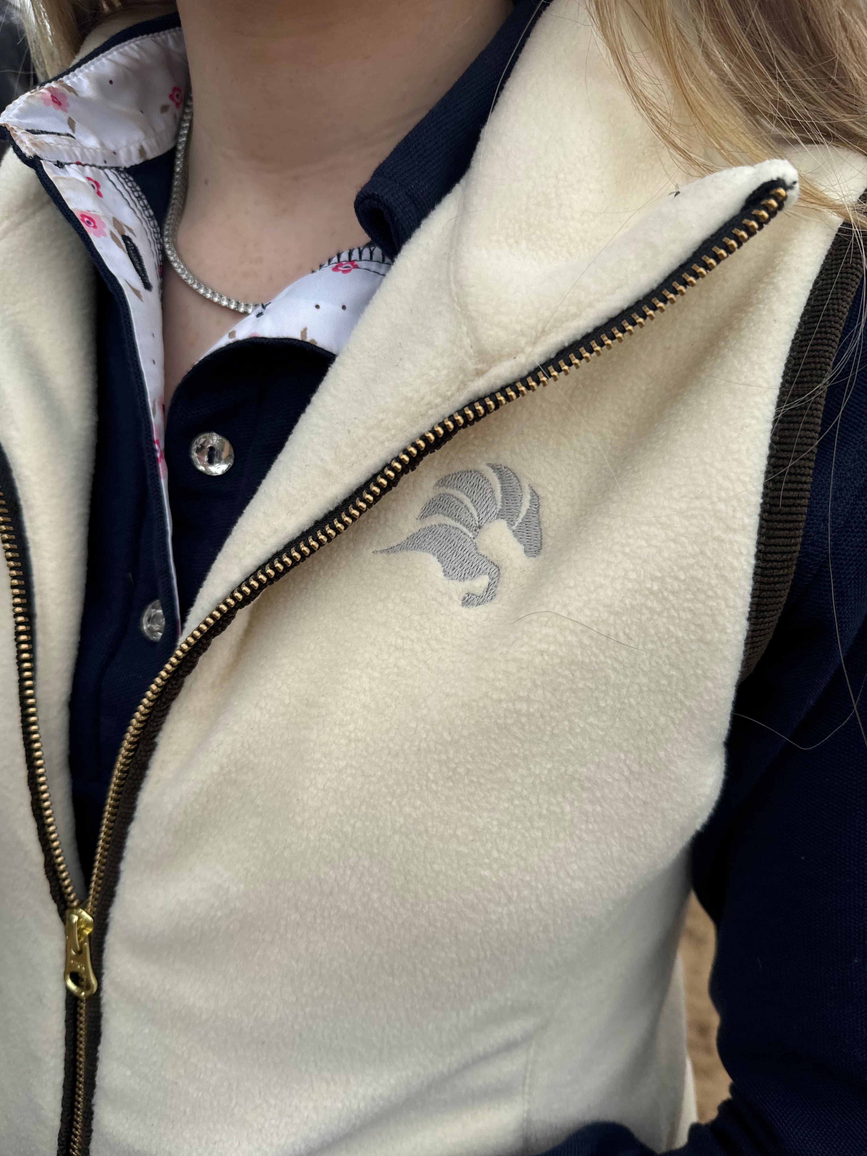 Ditsy Floral Cream Gilet